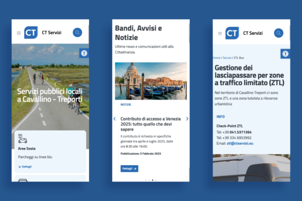 Nuovo sito web CT Servizi con software gestione abbonamenti parcheggi - FacilePA