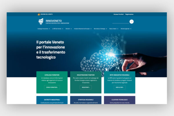 Sito web agid per Innoveneto