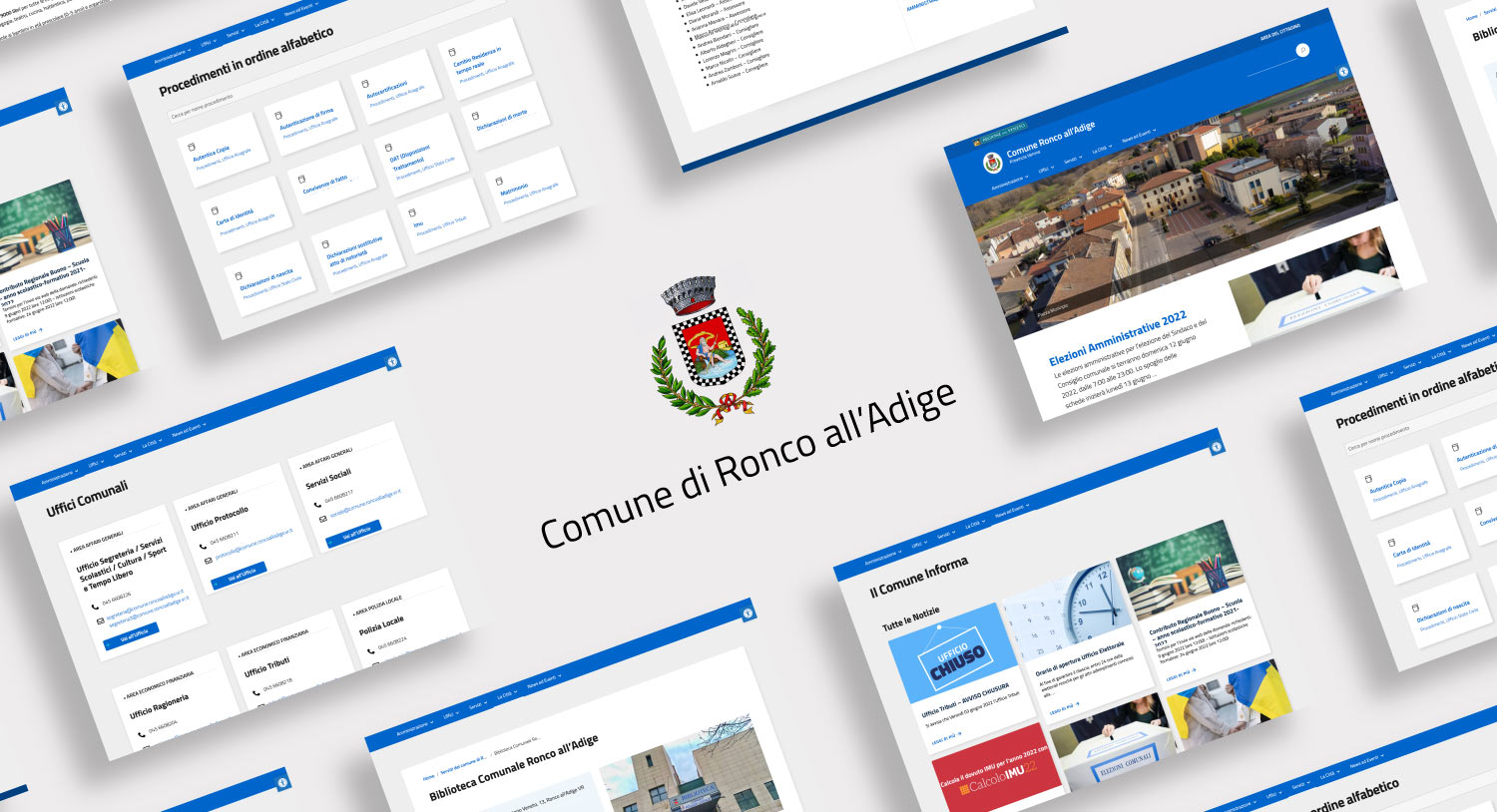 Sito web comunale Ronco all'Adige