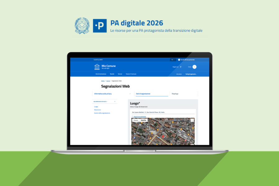 Modulo segnalazione online AGID per PNRR - Segnalazioni Web