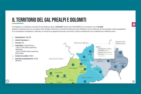 Nuovo sito web per GAL Prealpi e Dolomiti