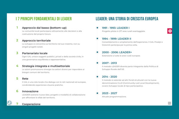 Nuovo sito web per GAL Prealpi e Dolomiti