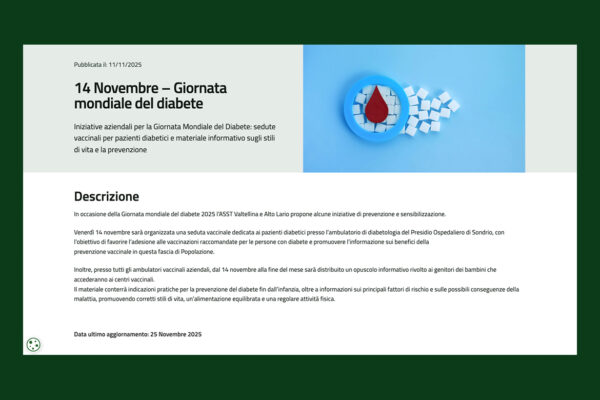 Nuovo sito web ASST Valtellina Alto Lario