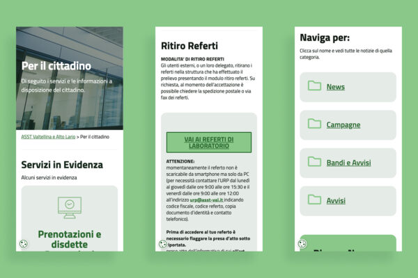 Nuovo sito web ASST Valtellina Alto Lario