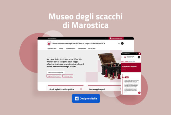 Sito web Museo degli Scacchi di Marostica secondo modelli Designers Italia per i musei civici