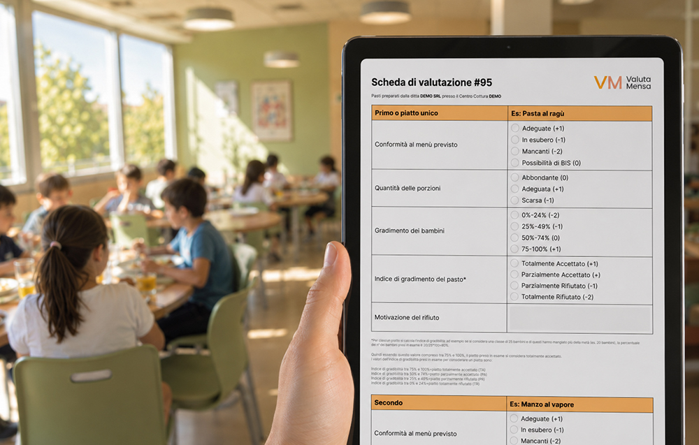 Monitoraggio della mensa scolastica